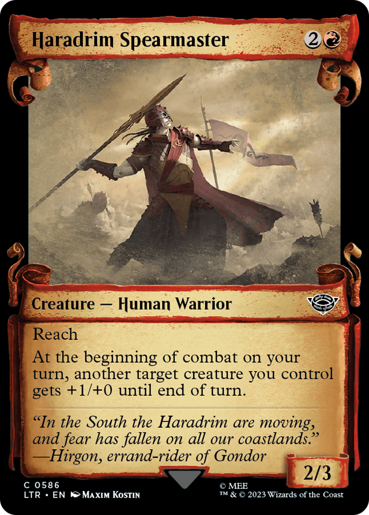 Haradrim Spearmaster [The Lord of the Rings: Tales of Middle-Earth Showcase Scrolls] | Gamers Paradise
