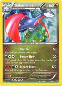 Salamence (57/108) (Cosmos Holo) (Blister Exclusive) [XY: Roaring Skies] | Gamers Paradise