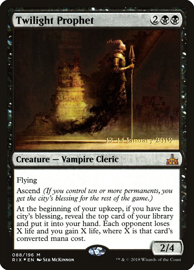 Twilight Prophet [Rivals of Ixalan Prerelease Promos] | Gamers Paradise