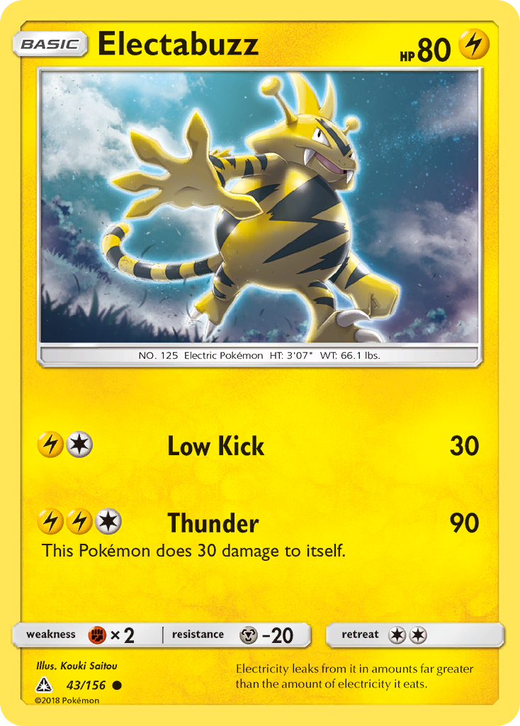 Electabuzz (43/156) [Sun & Moon: Ultra Prism] | Gamers Paradise