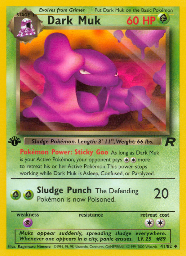 Dark Muk (41/82) [Team Rocket 1st Edition] | Gamers Paradise