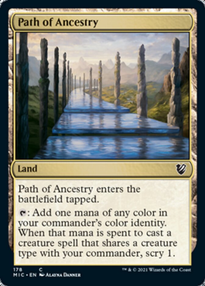 Path of Ancestry [Innistrad: Midnight Hunt Commander] | Gamers Paradise