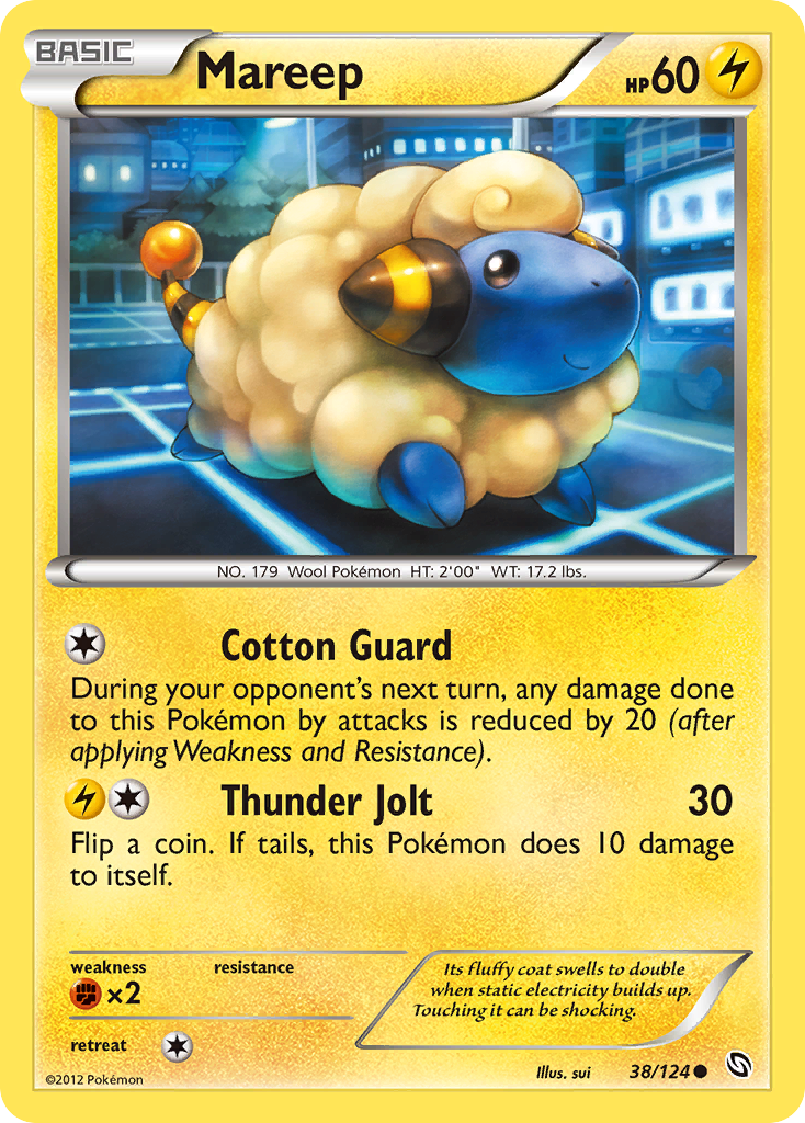Mareep (38/124) [Black & White: Dragons Exalted] | Gamers Paradise
