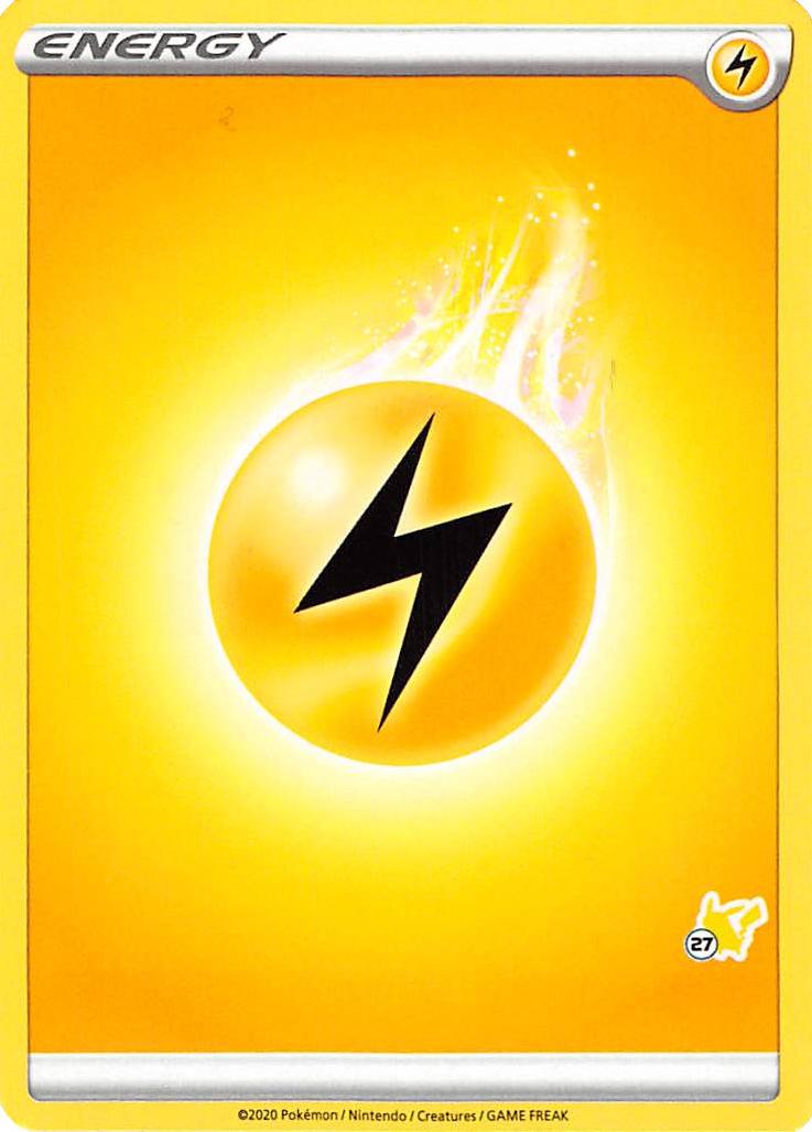 Lightning Energy (Pikachu Stamp #27) [Battle Academy 2022] | Gamers Paradise