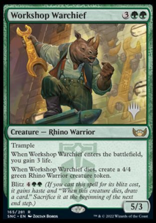 Workshop Warchief (Promo Pack) [Streets of New Capenna Promos] | Gamers Paradise