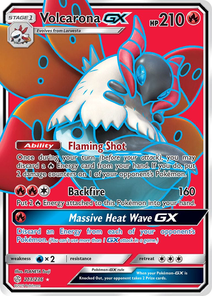Volcarona GX (213/236) [Sun & Moon: Cosmic Eclipse] | Gamers Paradise