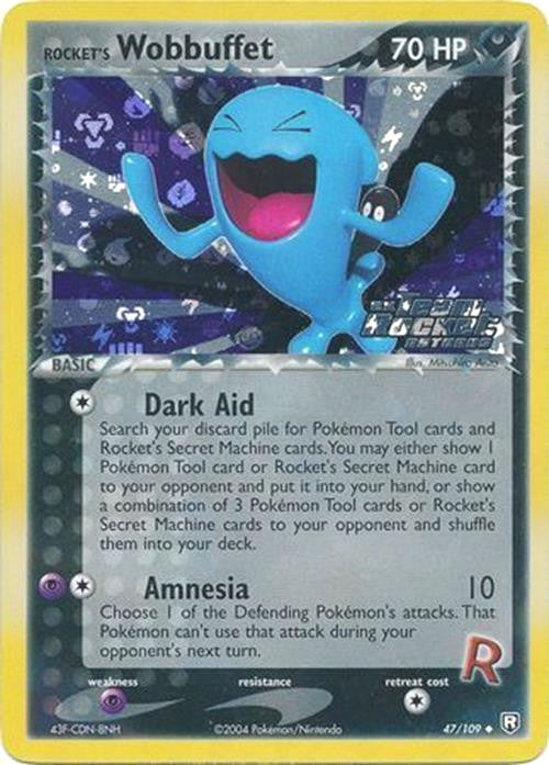 Rocket's Wobbuffet (47/109) (Stamped) [EX: Team Rocket Returns] | Gamers Paradise