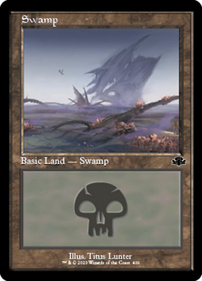 Swamp (406) (Retro) [Dominaria Remastered] | Gamers Paradise