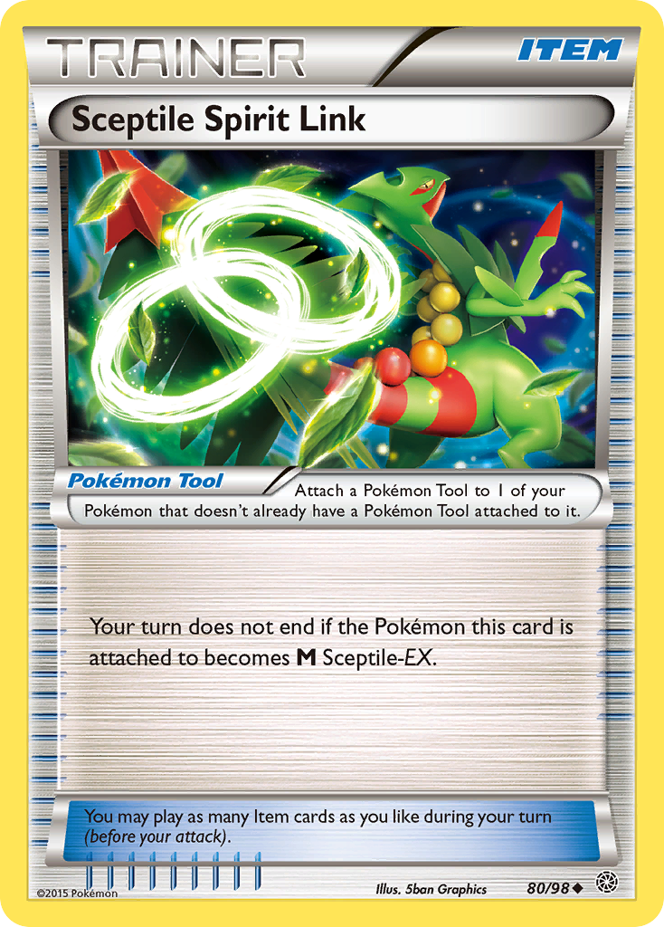 Sceptile Spirit Link (80/98) [XY: Ancient Origins] | Gamers Paradise