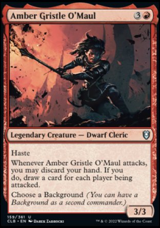 Amber Gristle O'Maul [Commander Legends: Battle for Baldur's Gate] | Gamers Paradise