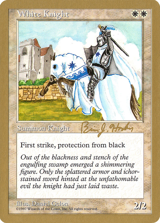 White Knight (Brian Hacker) [World Championship Decks 1998] | Gamers Paradise