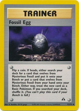 Fossil Egg (72/75) [Neo Discovery Unlimited] | Gamers Paradise