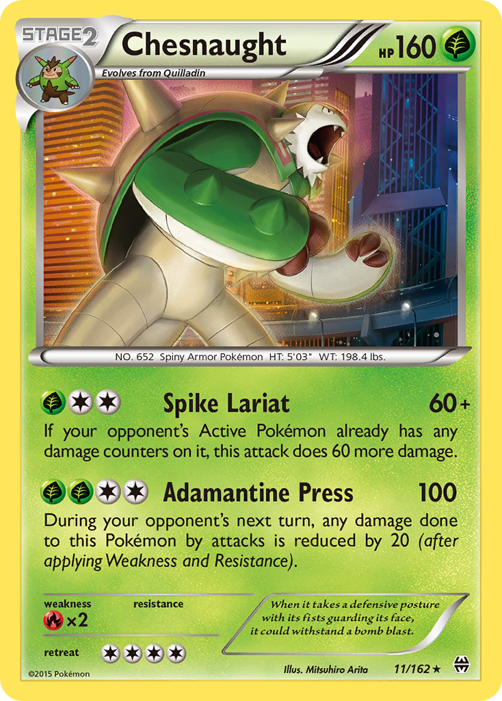 Chesnaught (11/162) [XY: BREAKthrough] | Gamers Paradise