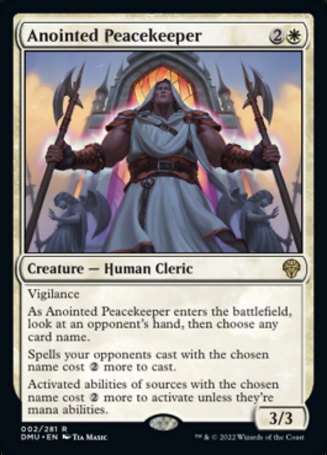 Anointed Peacekeeper [Dominaria United] | Gamers Paradise