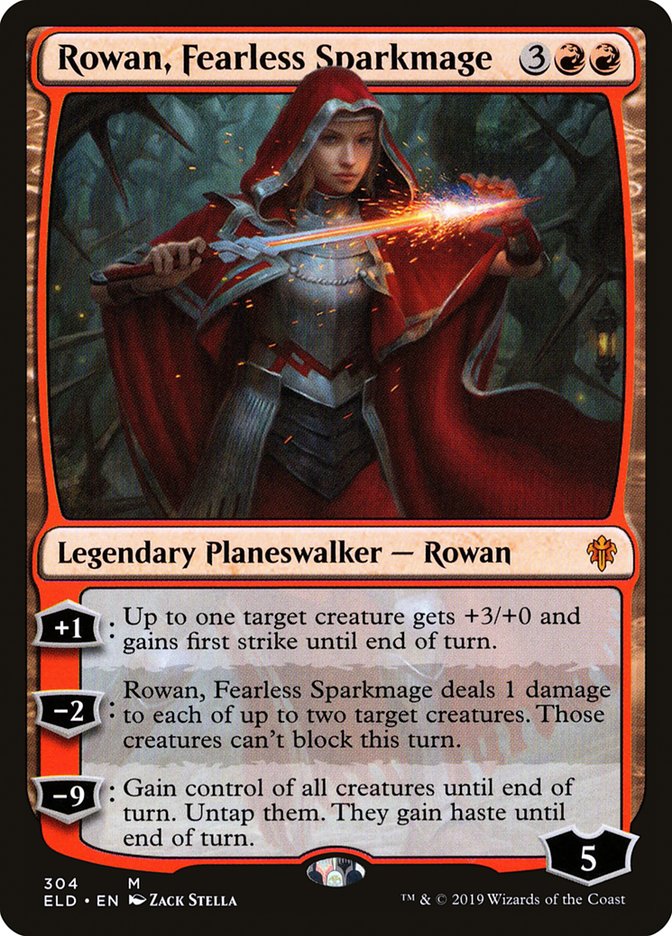 Rowan, Fearless Sparkmage [Throne of Eldraine] | Gamers Paradise