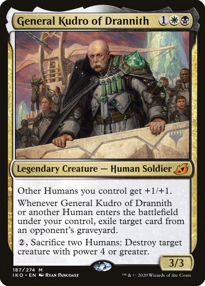 General Kudro of Drannith (Promo Pack) [Ikoria: Lair of Behemoths Promos] | Gamers Paradise