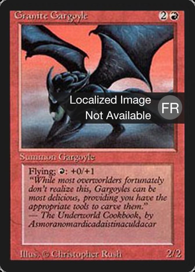 Granite Gargoyle [Foreign Black Border] | Gamers Paradise
