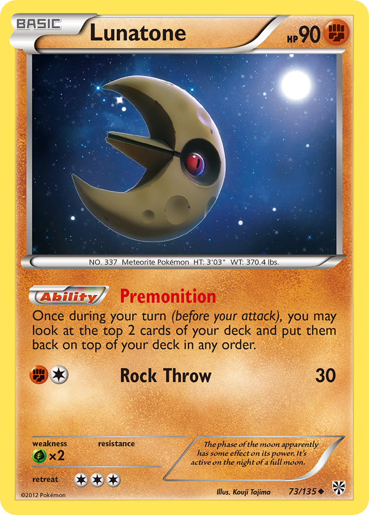 Lunatone (73/135) [Black & White: Plasma Storm] | Gamers Paradise