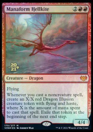 Manaform Hellkite [Innistrad: Crimson Vow Prerelease Promos] | Gamers Paradise