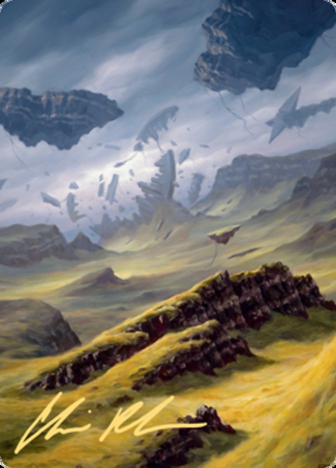 Plains 3 Art Card (Gold-Stamped Signature) [Zendikar Rising Art Series] | Gamers Paradise