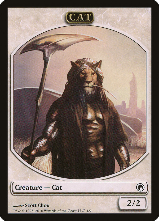 Cat Token [Scars of Mirrodin Tokens] | Gamers Paradise