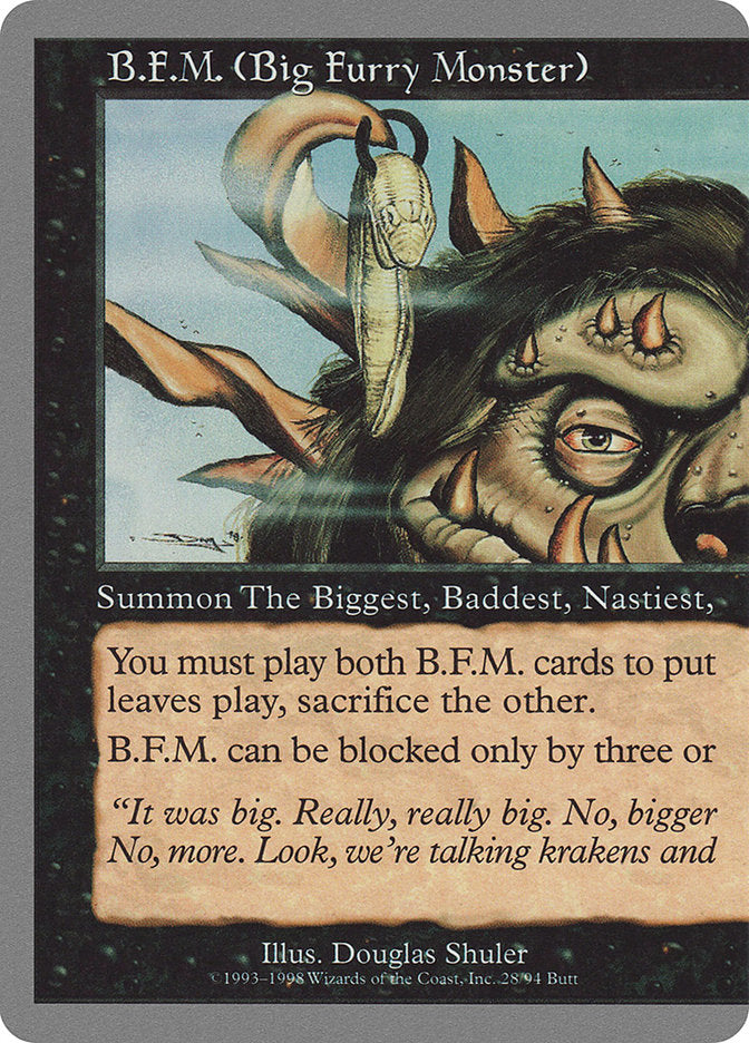 B.F.M. (Big Furry Monster) (28/94) [Unglued] | Gamers Paradise