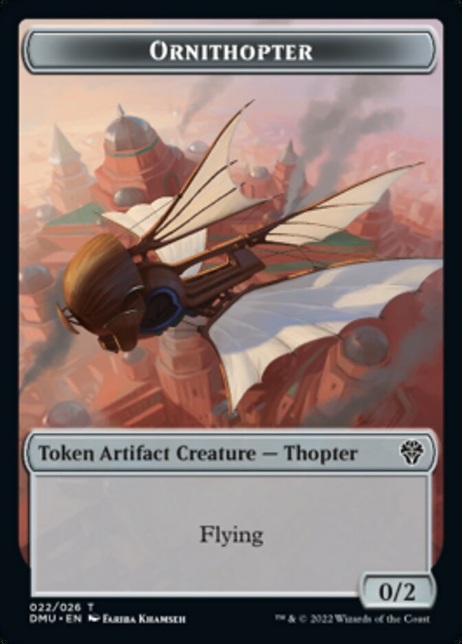 Soldier // Ornithopter Double-Sided Token [Dominaria United Tokens] | Gamers Paradise
