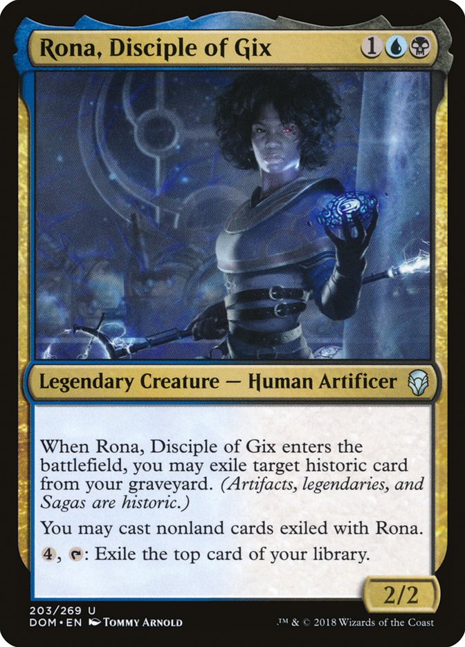 Rona, Disciple of Gix [Dominaria] | Gamers Paradise