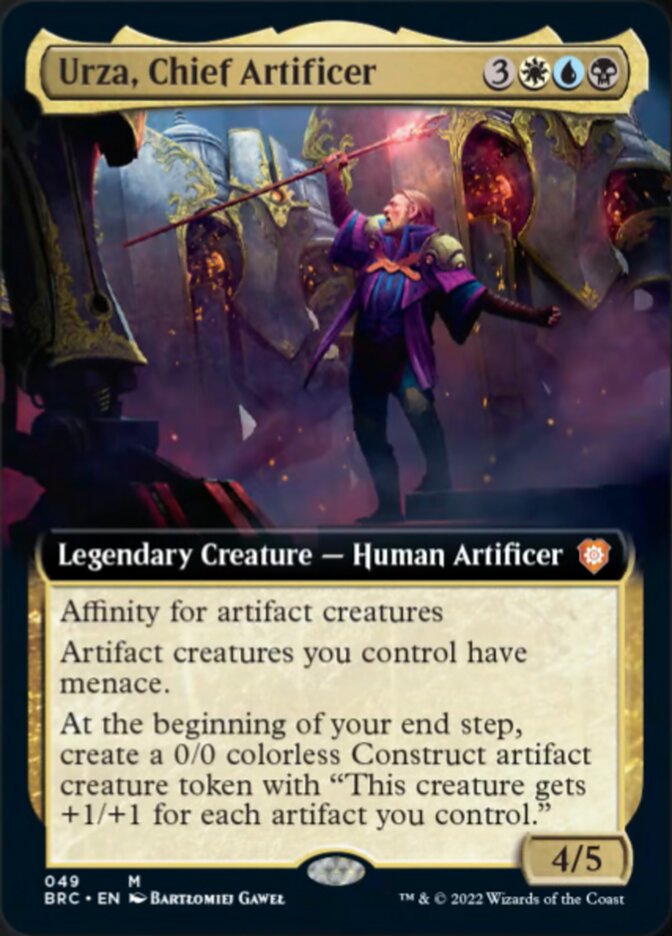 Urza, Chief Artificer (Extended Art) [The Brothers' War Commander] | Gamers Paradise