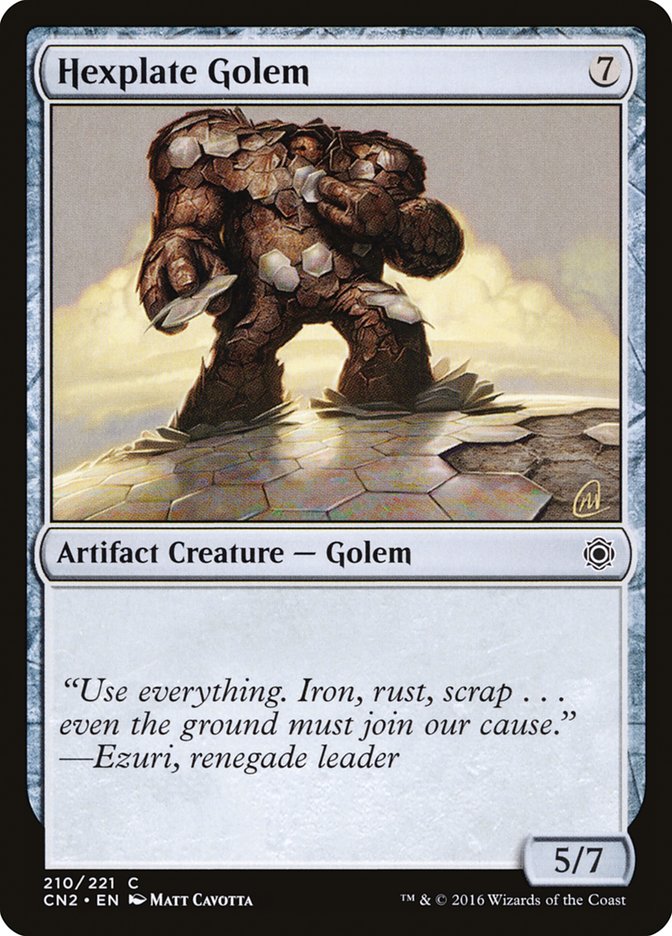 Hexplate Golem [Conspiracy: Take the Crown] | Gamers Paradise