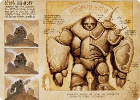 Precursor Golem Art Card [The Brothers' War Art Series] | Gamers Paradise