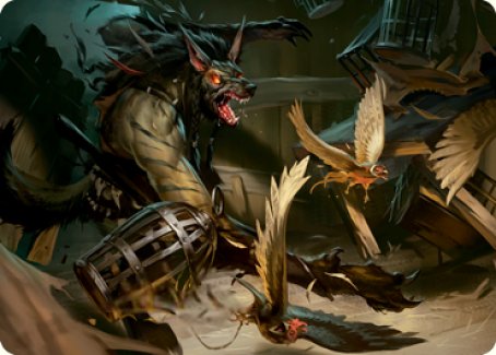 Wing Shredder Art Card [Innistrad: Midnight Hunt Art Series] | Gamers Paradise