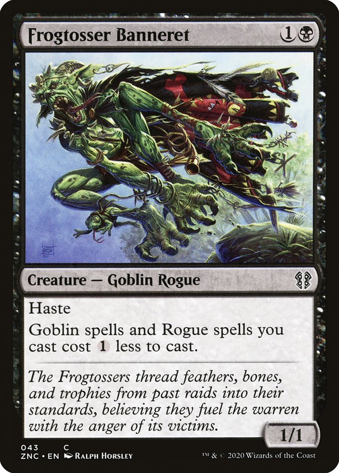 Frogtosser Banneret [Zendikar Rising Commander] | Gamers Paradise