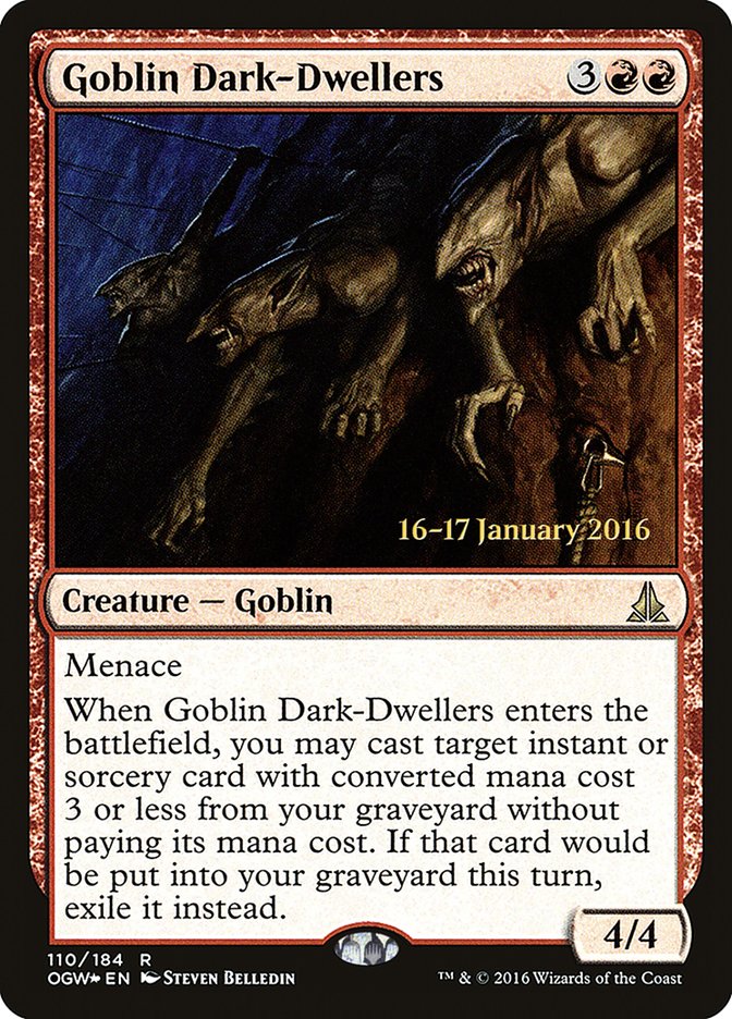 Goblin Dark-Dwellers [Oath of the Gatewatch Prerelease Promos] | Gamers Paradise