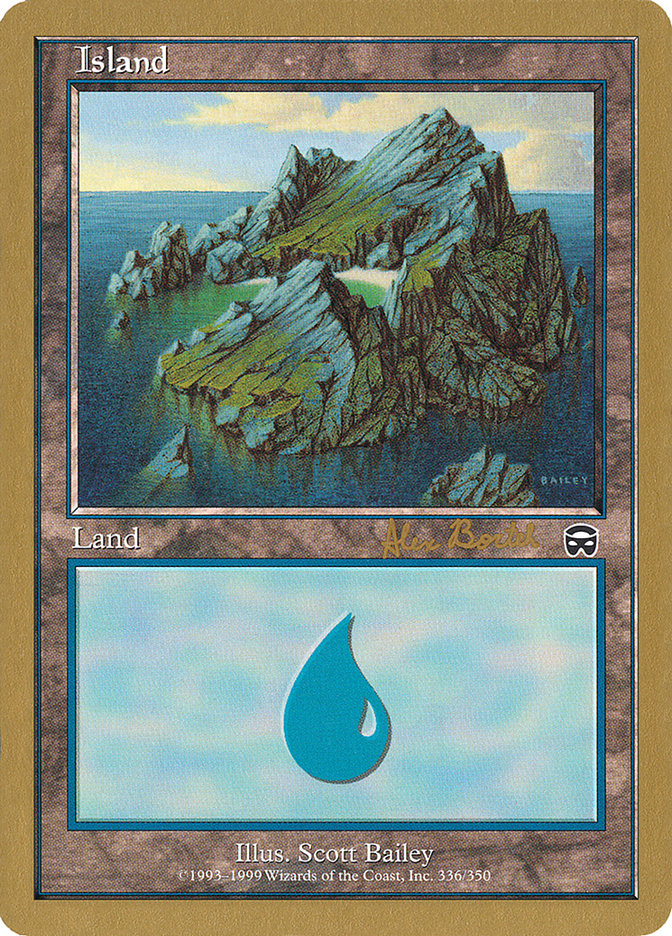 Island (ab336) (Alex Borteh) [World Championship Decks 2001] | Gamers Paradise