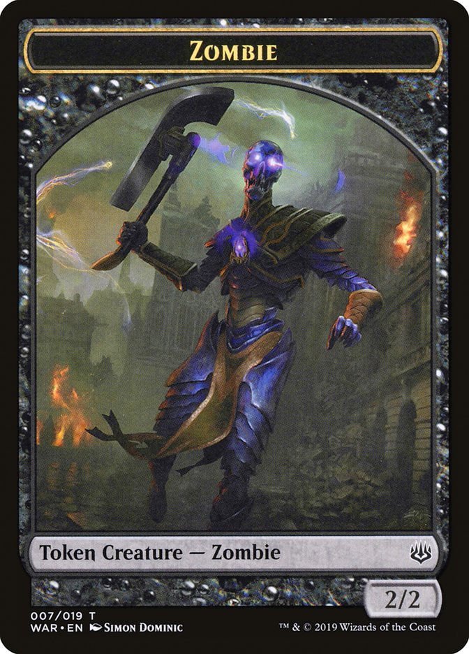 Zombie Token [War of the Spark Tokens] | Gamers Paradise