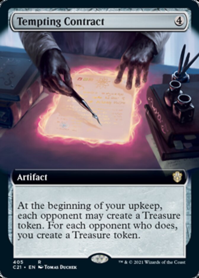 Tempting Contract (Extended Art) [Commander 2021] | Gamers Paradise
