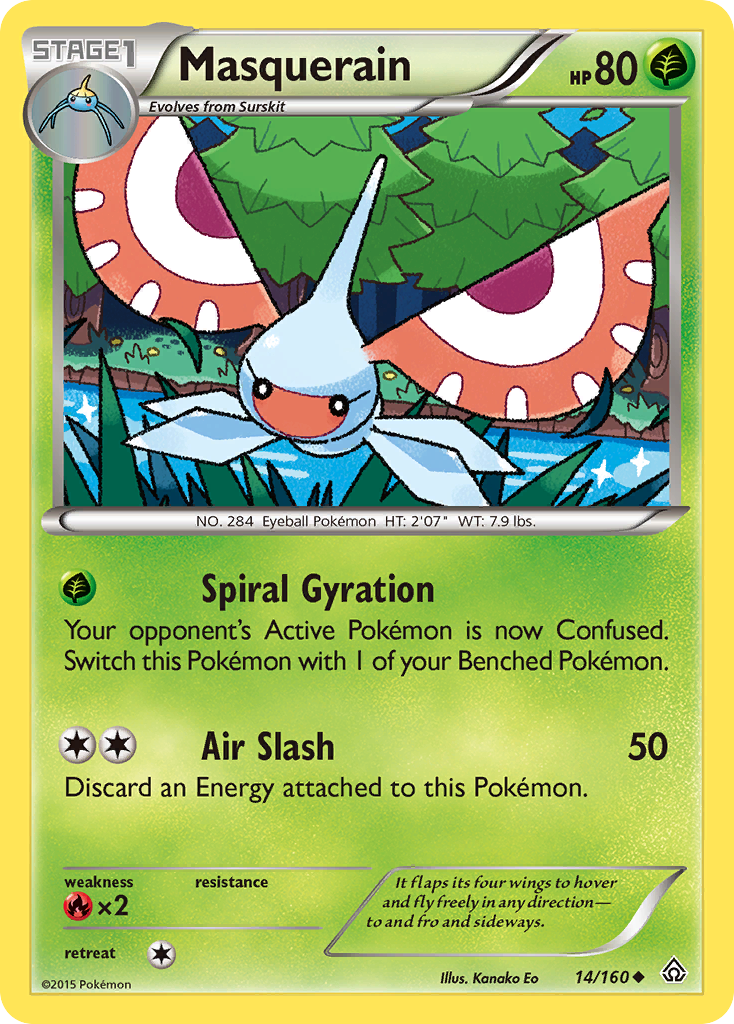 Masquerain (14/160) [XY: Primal Clash] | Gamers Paradise