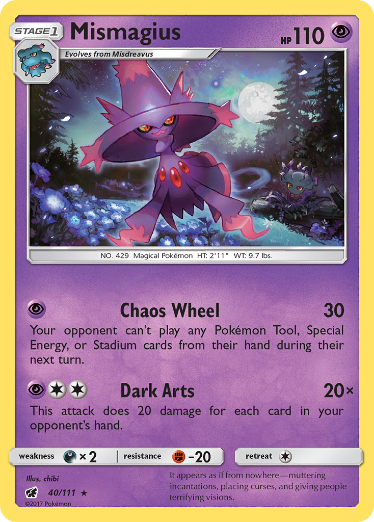 Mismagius (40/111) [Sun & Moon: Crimson Invasion] | Gamers Paradise