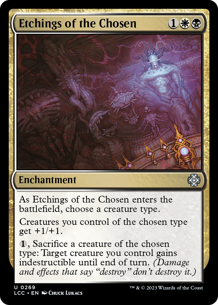 Etchings of the Chosen [The Lost Caverns of Ixalan Commander] | Gamers Paradise