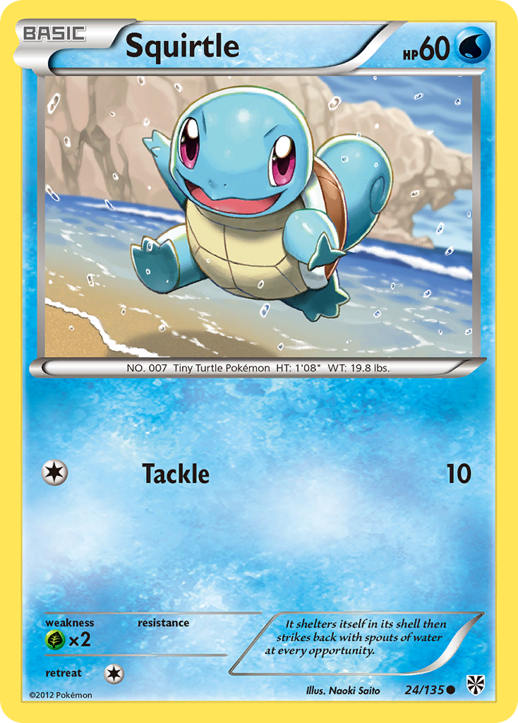 Squirtle (24/135) [Black & White: Plasma Storm] | Gamers Paradise