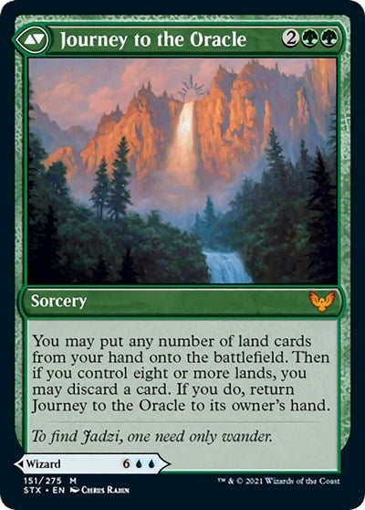 Jadzi, Oracle of Arcavios // Journey to the Oracle [Strixhaven: School of Mages Prerelease Promos] | Gamers Paradise