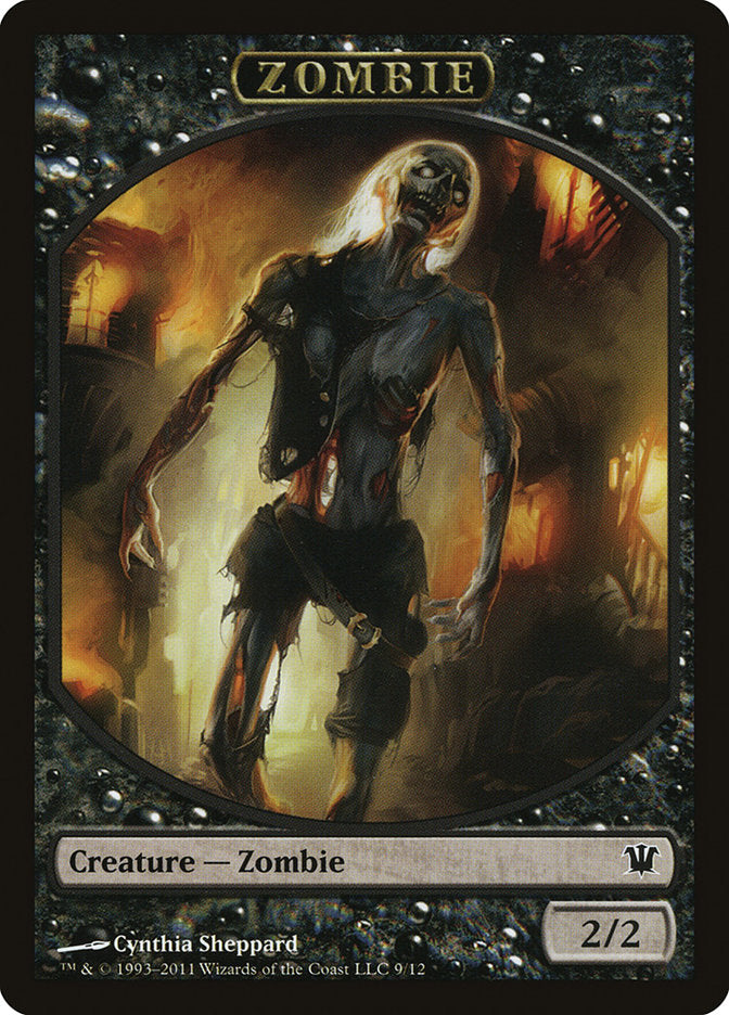 Zombie Token (9/12) [Innistrad Tokens] | Gamers Paradise