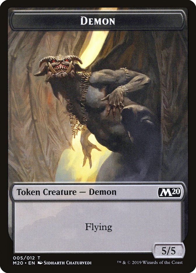 Demon Token [Core Set 2020 Tokens] | Gamers Paradise