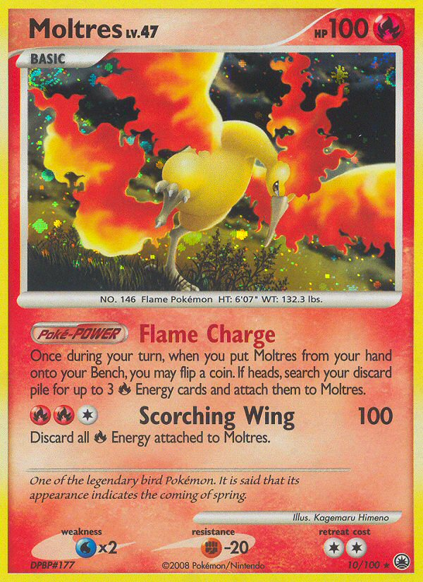 Moltres (10/100) [Diamond & Pearl: Majestic Dawn] | Gamers Paradise