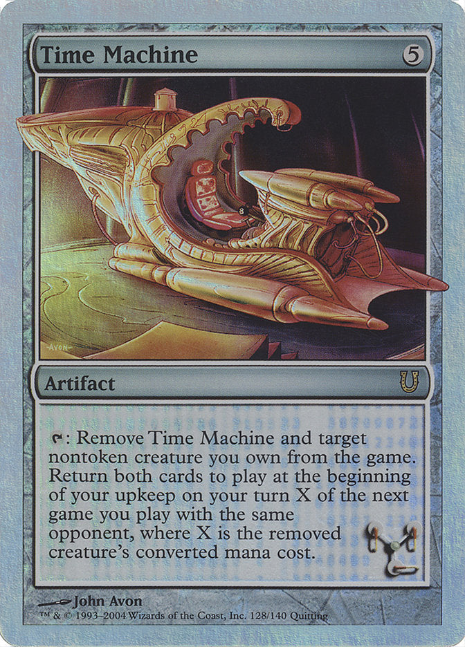 Time Machine (Alternate Foil) [Unhinged] | Gamers Paradise