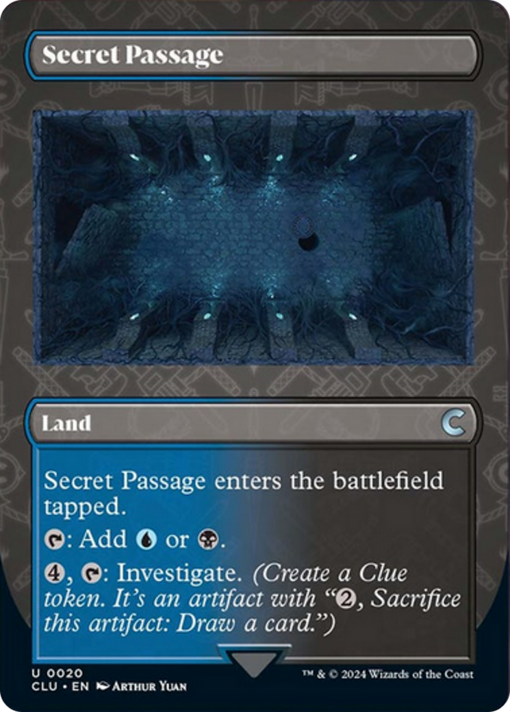 Secret Passage (Borderless) [Ravnica: Clue Edition] | Gamers Paradise