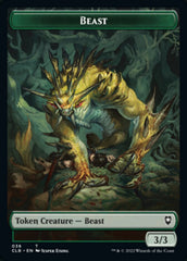 Satyr // Beast Double-Sided Token [Commander Legends: Battle for Baldur's Gate Tokens] | Gamers Paradise