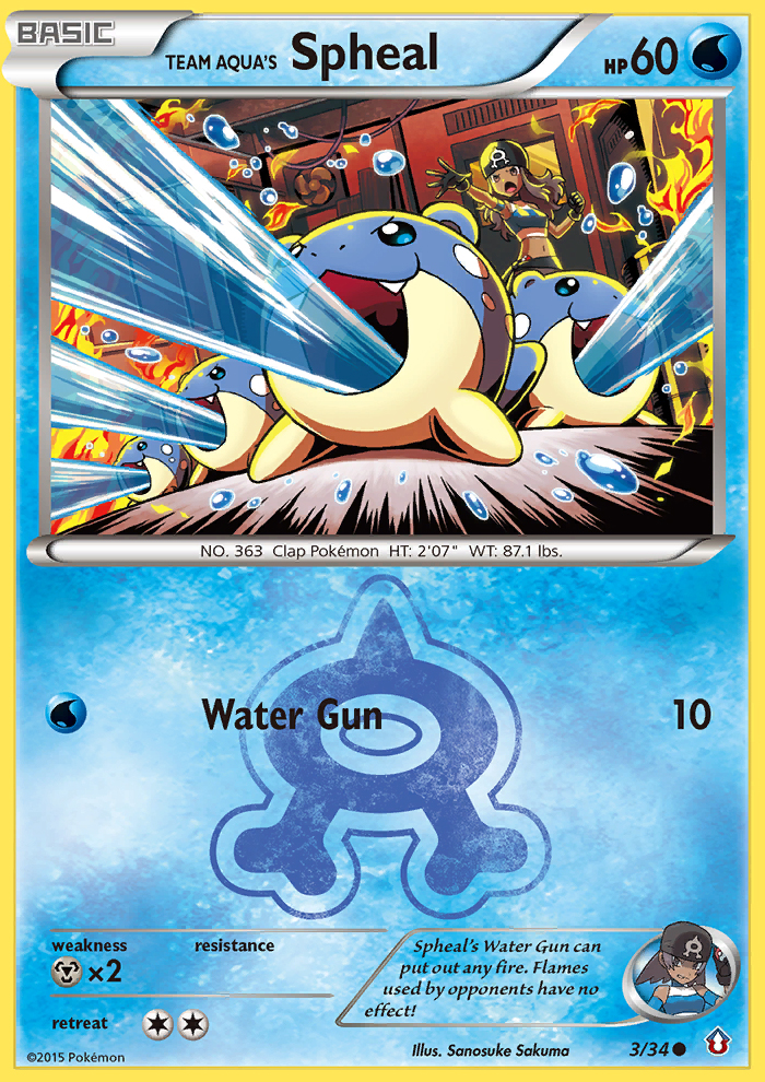 Team Aqua's Spheal (3/34) [XY: Double Crisis] | Gamers Paradise