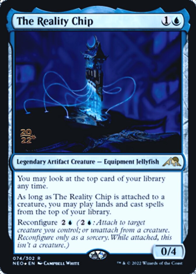 The Reality Chip [Kamigawa: Neon Dynasty Prerelease Promos] | Gamers Paradise